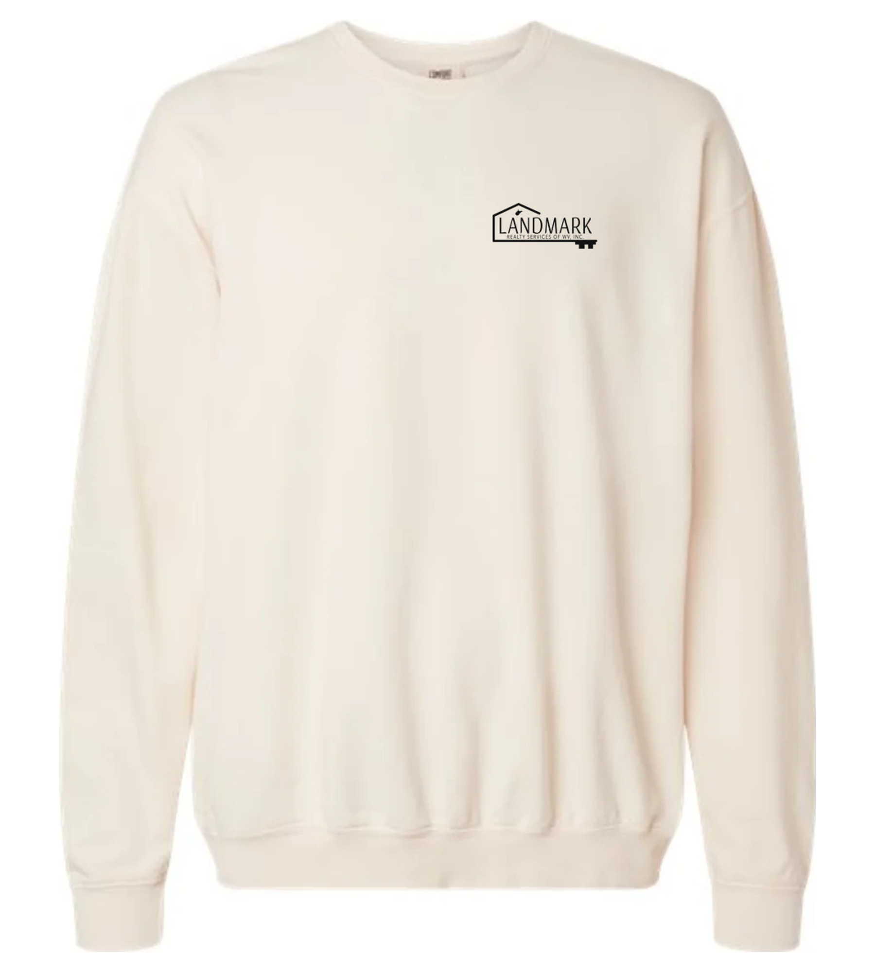 Comfort Colors Garment-Dyed Lightweight Fleece Crewneck Sweatshirt